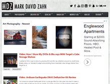 Tablet Screenshot of markdavidzahn.com